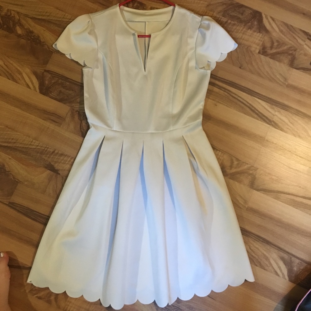 white dress
